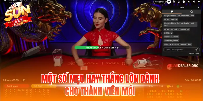 Một số mẹo hay thắng lớn dành cho thành viên mới
