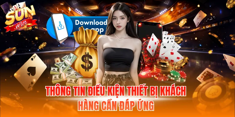 Thông tin điều kiện thiết bị khách hàng cần đáp ứng